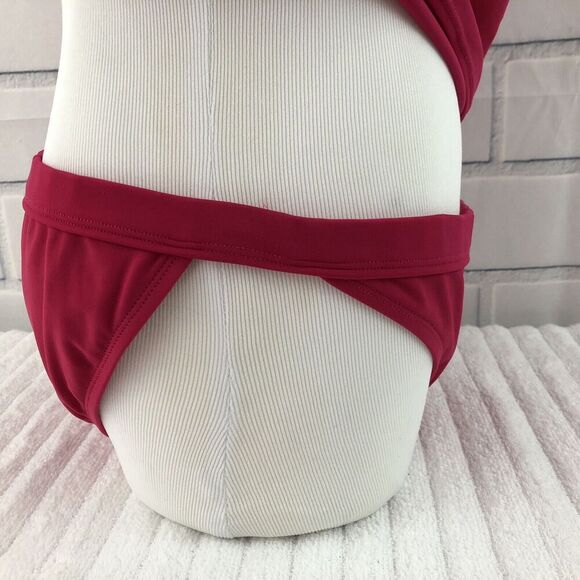 Calypso St Barth For Target Tankini Swimsuit Sz S Embroidered Halter Pink Orange - Picture 4 of 8